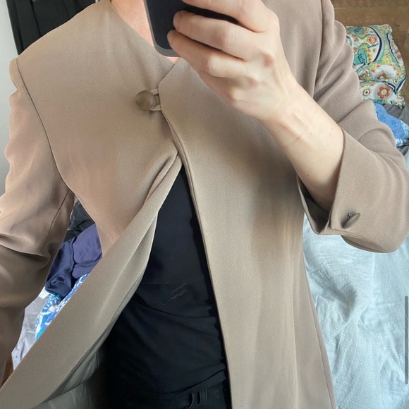 30-50% OFF BUNDLES! MAXMARA SPRING DUSTER TRENCH COAT BLAZER MAXI SUIT JACKET - Picture 9 of 16